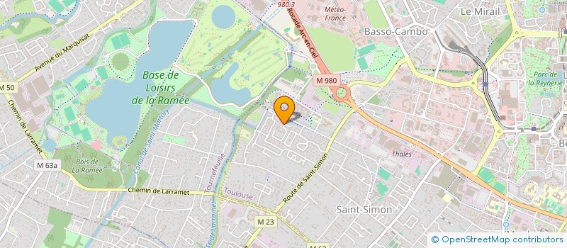 localisation de l'entreprise ECOLE VIVE à TOULOUSE