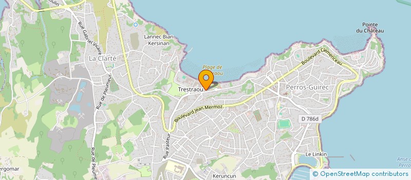 localisation de l'entreprise ECOLE VOILE DE PERROS GUIREC à PERROS-GUIREC
