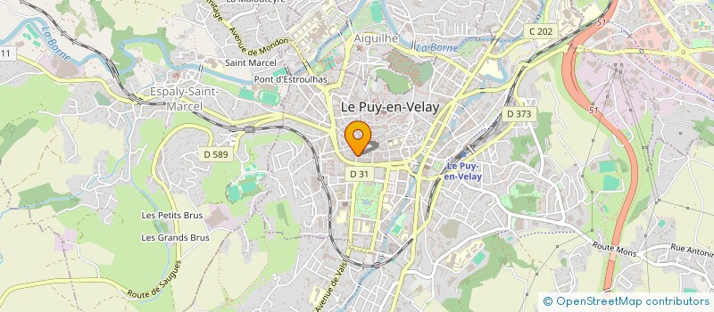 localisation de l'entreprise ECOLE VOL LIBRE DU VELAY à LE PUY-EN-VELAY