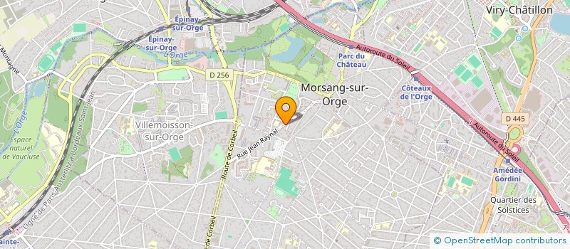 localisation de l'entreprise ECOLE VOVINAM VIET VO DAO MORSANG-ORGE  MORSANG-SUR-ORGE