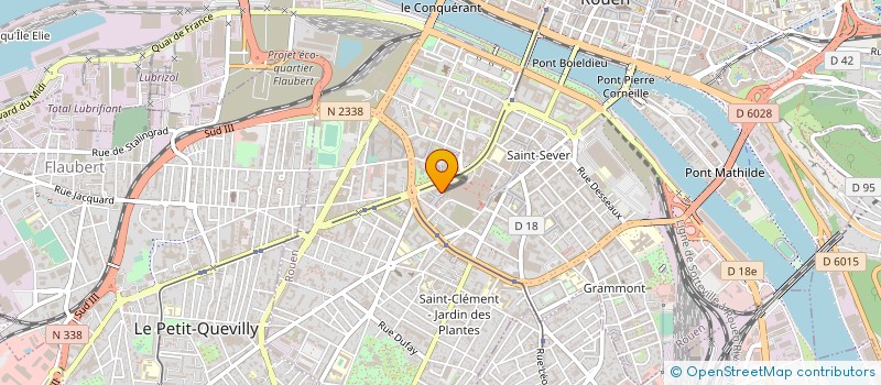 localisation de l'entreprise ECOLE WEB ET MOBILE  ROUEN