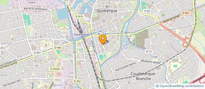 localisation de l'entreprise ECOLE YEN-LONG à DUNKERQUE