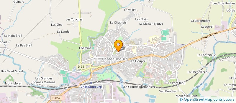 localisation de l'entreprise ECOLE ZELIE DE KOUPELA à CHATEAUBOURG