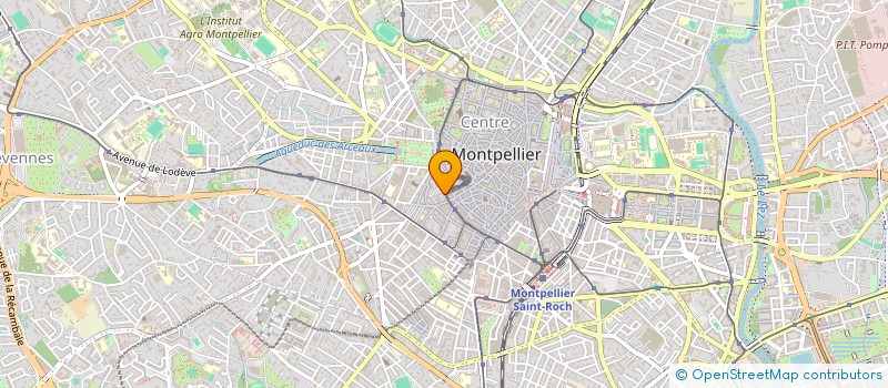 localisation de l'entreprise ECOLE ZHONG FU à MONTPELLIER
