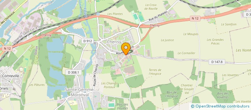 localisation de l'entreprise ECOLEAD à CHERISY