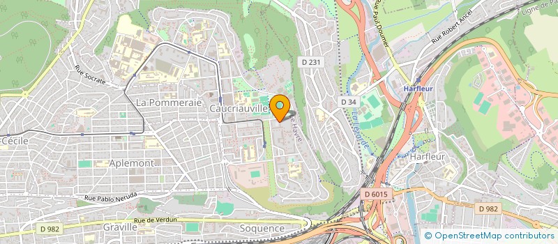 localisation de l'entreprise ECOLEBSM à LE HAVRE