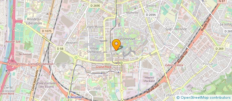 localisation de l'entreprise ECOLEC à GRENOBLE