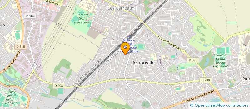 localisation de l'entreprise ECOLEC 93 à ARNOUVILLE