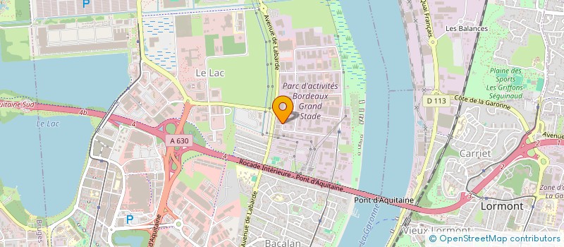 localisation de l'entreprise ECOLEMOUT à BORDEAUX