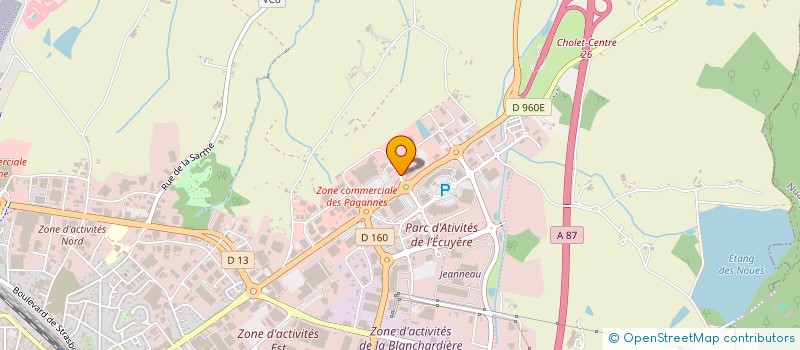 localisation de l'entreprise ECOLEO 49 à CHOLET