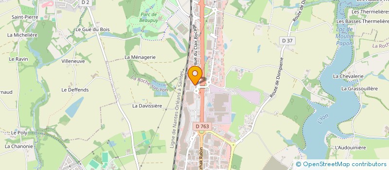 localisation de l'entreprise ECOLEO  LA ROCHE-SUR-YON