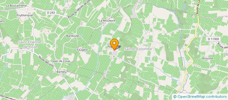 localisation de l'entreprise ECOLERGIE  SAINTE-COLOMBE