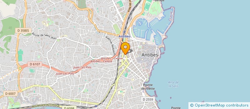 localisation de l'entreprise ECOLES DE CYCLISME AZUREENNES à ANTIBES