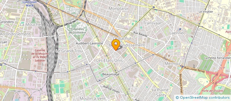 localisation de l'entreprise ECOLES DU SAHARA  LYON