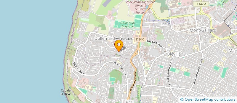 localisation de l'entreprise ECOLES DU SOLEIL  LE HAVRE