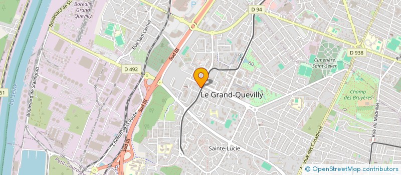 localisation de l'entreprise ECOLES  EN EQUATEUR  LE GRAND-QUEVILLY