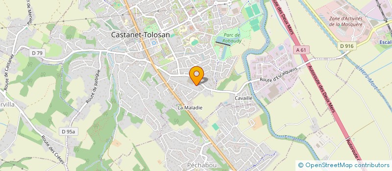 localisation de l'entreprise ECOLES ET AMITIE à CASTANET-TOLOSAN