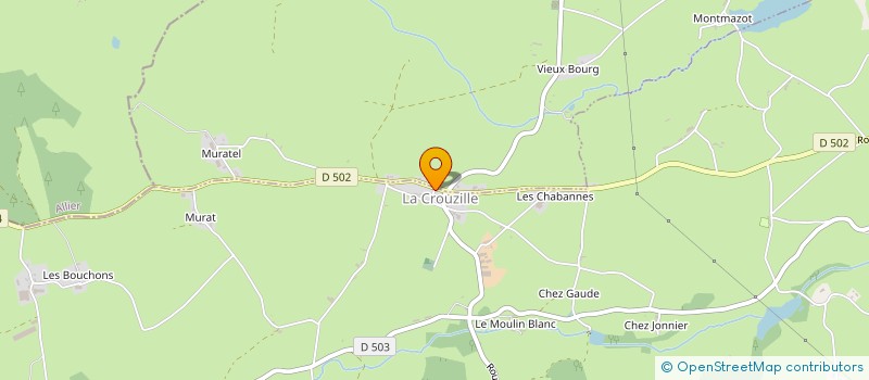 localisation de l'entreprise ECOLES MATERNELLES ELEMENT COOP SCOLAIRE  MONTAIGUT-EN-COMBRAILLE