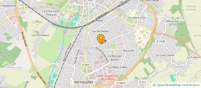 localisation de l'entreprise ECOLES MONDE BEAUCE IDF AQUITAINE MIDI P à DREUX