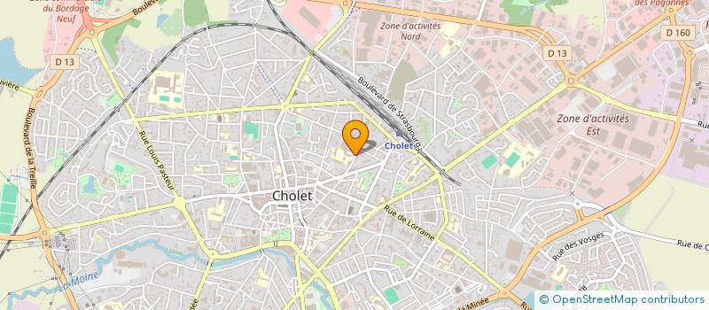 localisation de l'entreprise ECOLES PRIVEES ST JOSEPH à CHOLET