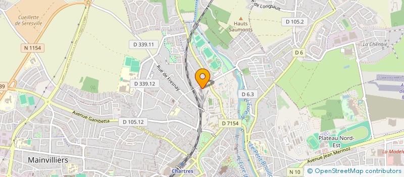 localisation de l'entreprise ECOLIAISON à CHARTRES
