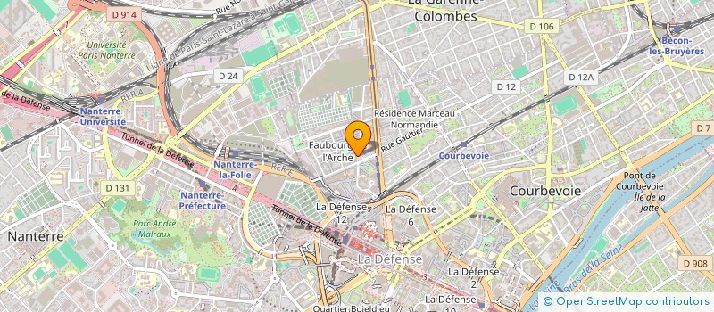 localisation de l'entreprise ECOLIER ECOLO à COURBEVOIE