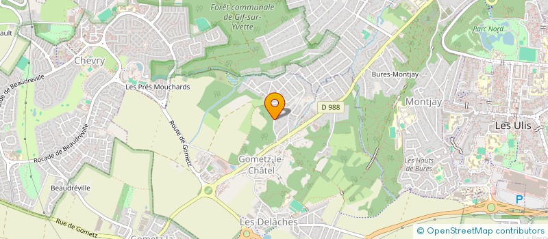 localisation de l'entreprise ECOLIEU DE GRIVERY à GOMETZ-LE-CHATEL