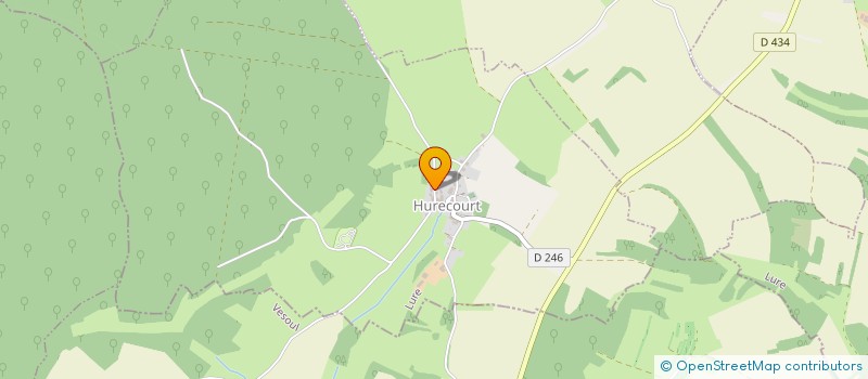 localisation de l'entreprise ECOLIEU DE HURECOURT  HURECOURT