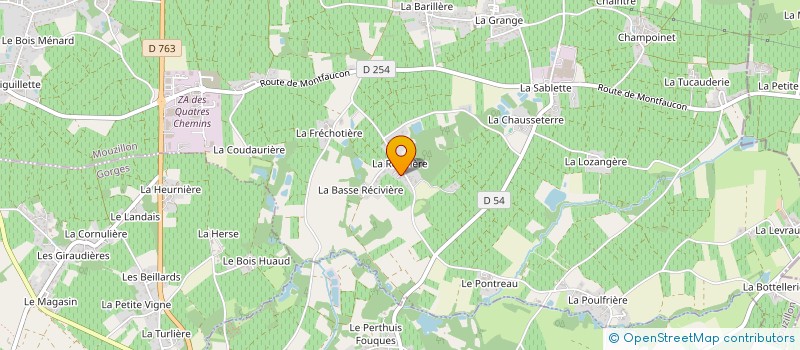 localisation de l'entreprise ECOLILIEME  MOUZILLON