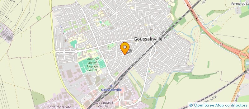 localisation de l'entreprise ECOLINE à GOUSSAINVILLE