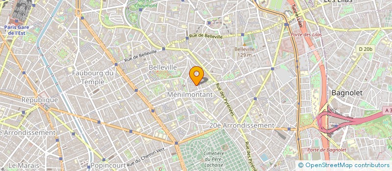localisation de l'entreprise ECOLISTIC SARL à PARIS