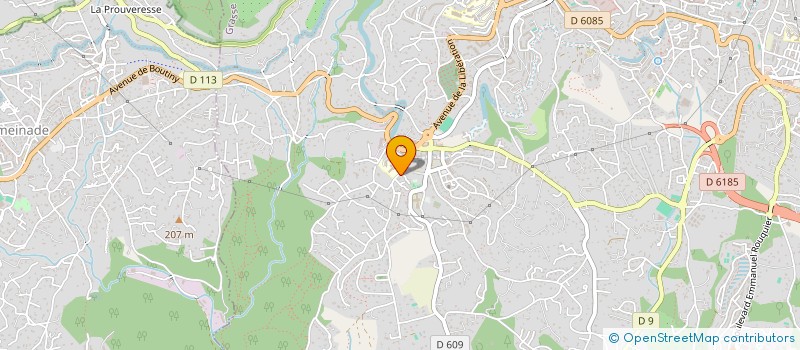 localisation de l'entreprise ECOLIVER  GRASSE