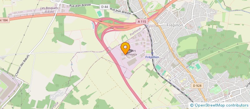 localisation de l'entreprise ECOLIVERY à FREPILLON