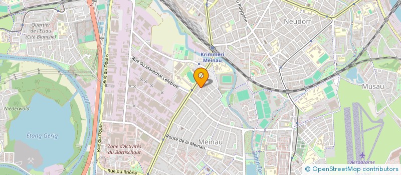 localisation de l'entreprise ECOLMOTO à STRASBOURG