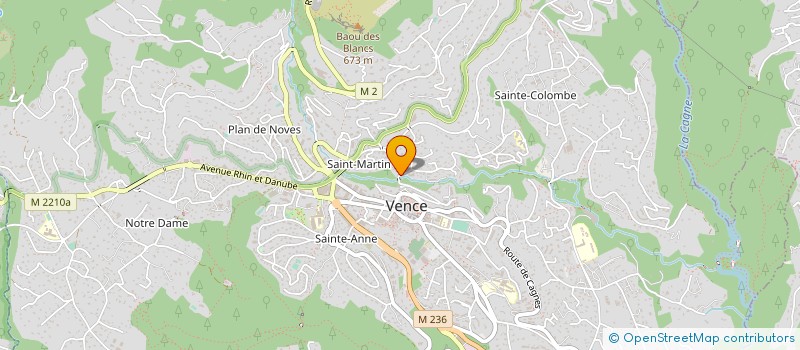 localisation de l'entreprise ECOLO JEANS  VENCE