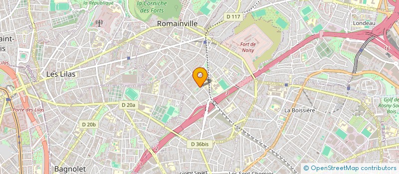 localisation de l'entreprise ECOLO VTC à ROMAINVILLE