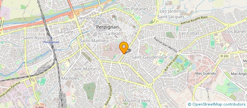 localisation de l'entreprise ECOLOBAIES MENUISERIES à PERPIGNAN