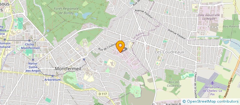 localisation de l'entreprise ECOLOBAT SERVICES à MONTFERMEIL