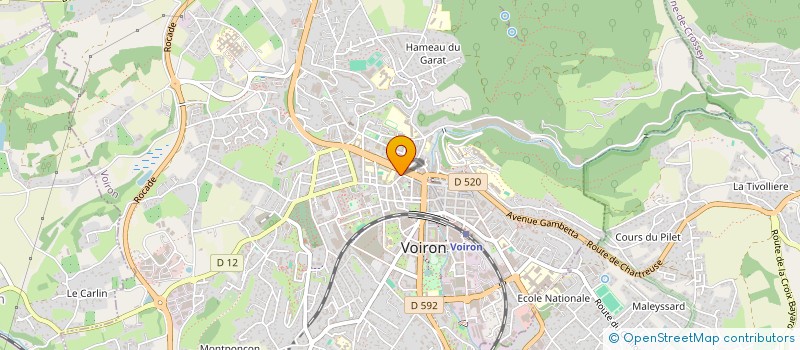 localisation de l'entreprise ECOLOBIKE  VOIRON