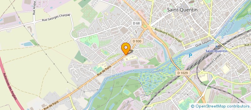 localisation de l'entreprise ECOLOC 02 à SAINT-QUENTIN