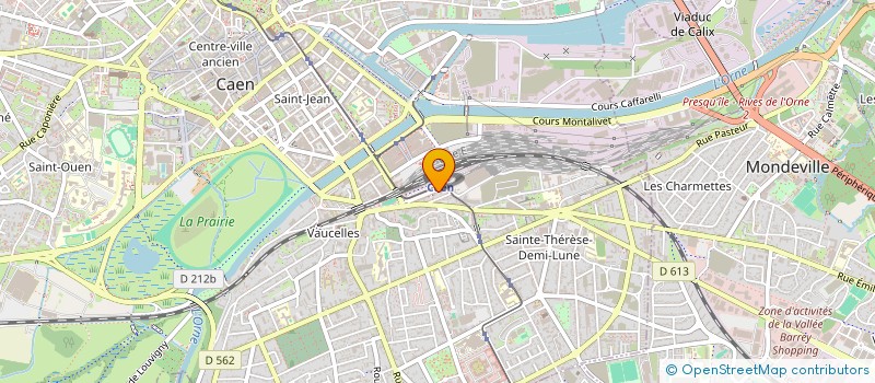 localisation de l'entreprise ECOLOC à CAEN