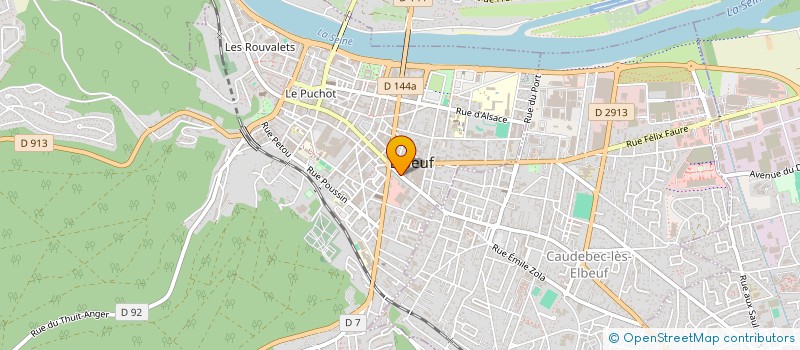 localisation de l'entreprise ECOLOC PRESTIGE à ELBEUF