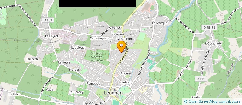 localisation de l'entreprise ECOLOC SUR GARONNE BIS  LEOGNAN