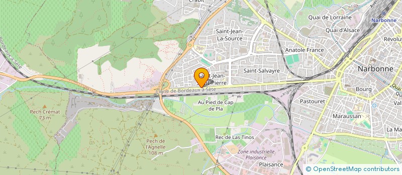 localisation de l'entreprise ECOLOCAL  NARBONNE