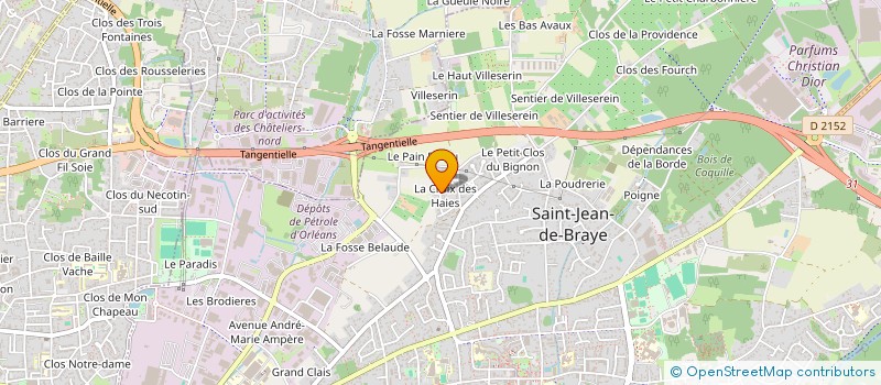 localisation de l'entreprise ECOLOCK à SAINT-JEAN-DE-BRAYE