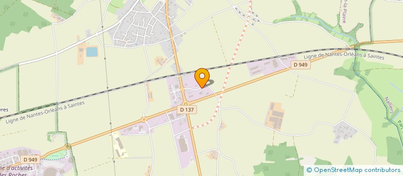 localisation de l'entreprise ECOLOCO  SAINTE-GEMME-LA-PLAINE