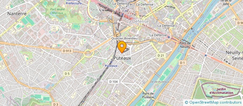 localisation de l'entreprise ECOLODGE  PUTEAUX