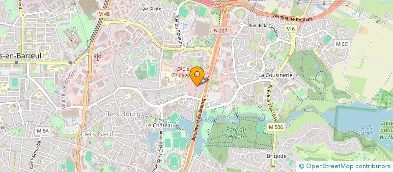 localisation de l'entreprise ECOLOGEMENT à VILLENEUVE-D'ASCQ