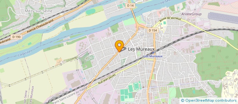 localisation de l'entreprise ECOLOGEMENT à LES MUREAUX