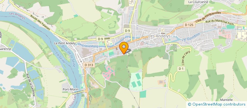 localisation de l'entreprise ECOLOGIA  LES ANDELYS